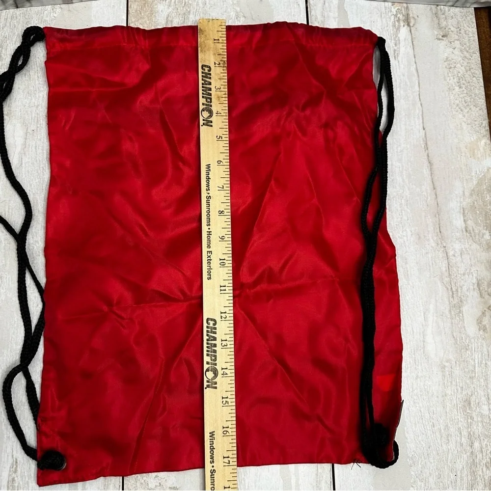 Hamilton The Musical Red Drawstring Backpack Merch Swag Broadway Anjelica Eliza
